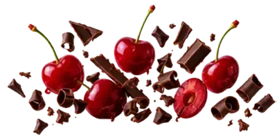 Cerezas y chocolate